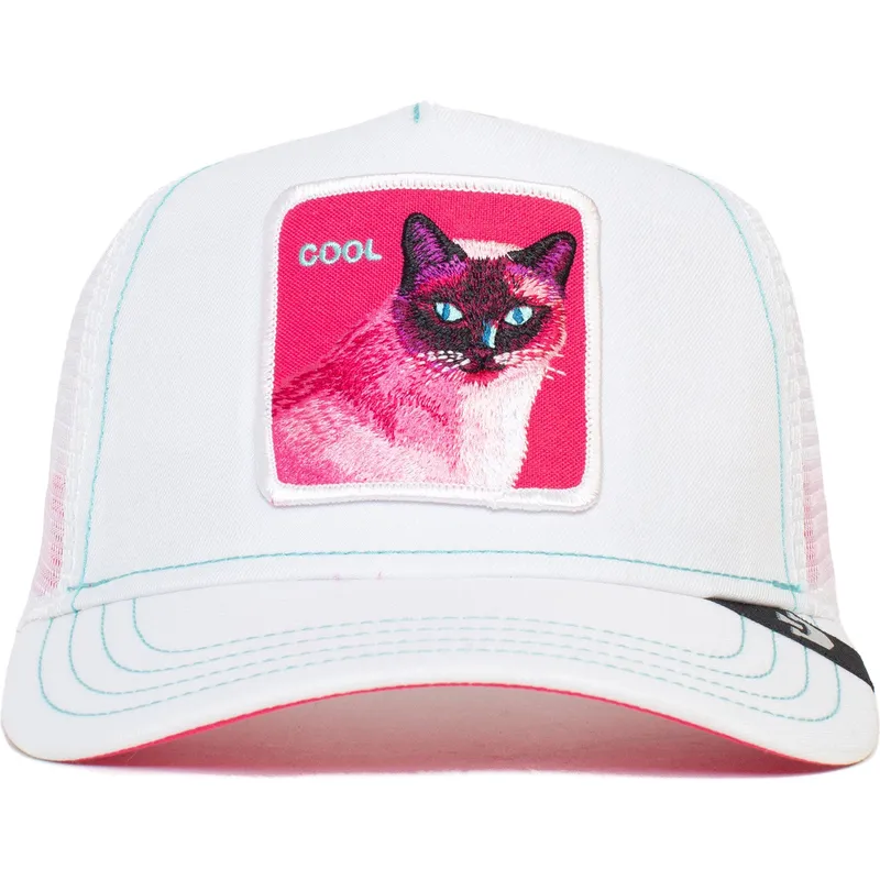 kapa-zaobljena-bijela-snapback-cool-kitty-trip-the-farm-goorin-bros kapa-zaobljena-bijela-snapback-cool-kitty-trip-the-farm-goorin-bros
