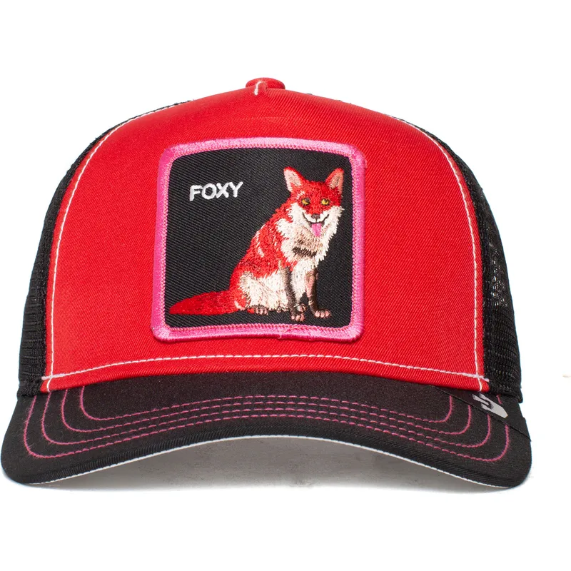 kapa-zaobljena-crvena-snapback-foxy-trip-the-farm-goorin-bros