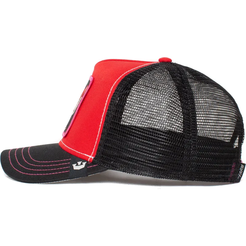 kapa-zaobljena-crvena-snapback-foxy-trip-the-farm-goorin-bros