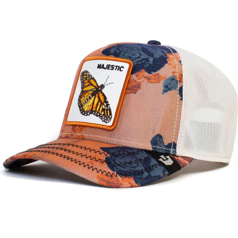 cap-zaobljena-orange-snapback-the-farm-de-goorin-bros
