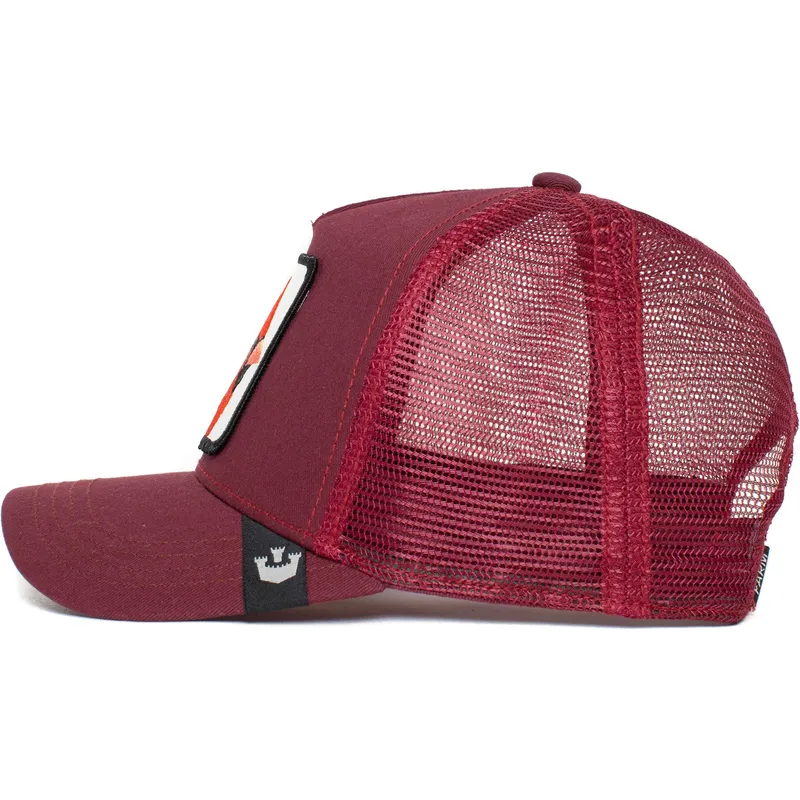 kapa-zaobljena-crvena-snapback-handsome-truckin-the-farm-goorin-bros