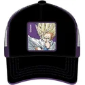kapa-zaobljena-crna-snapback-super-saiyan-2-goh1-son-gohan-dragon-ball-capslab