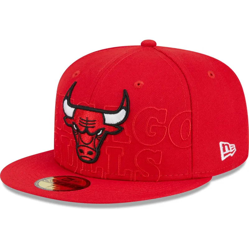 cap-ravna-red-ajustada-59fifty-draft-edition-2023-chicago-bulls-nba-new-era