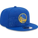 kapa-ravna-plava-snapback-9fifty-draft-edition-2023-golden-state-warriors-nba-new-era