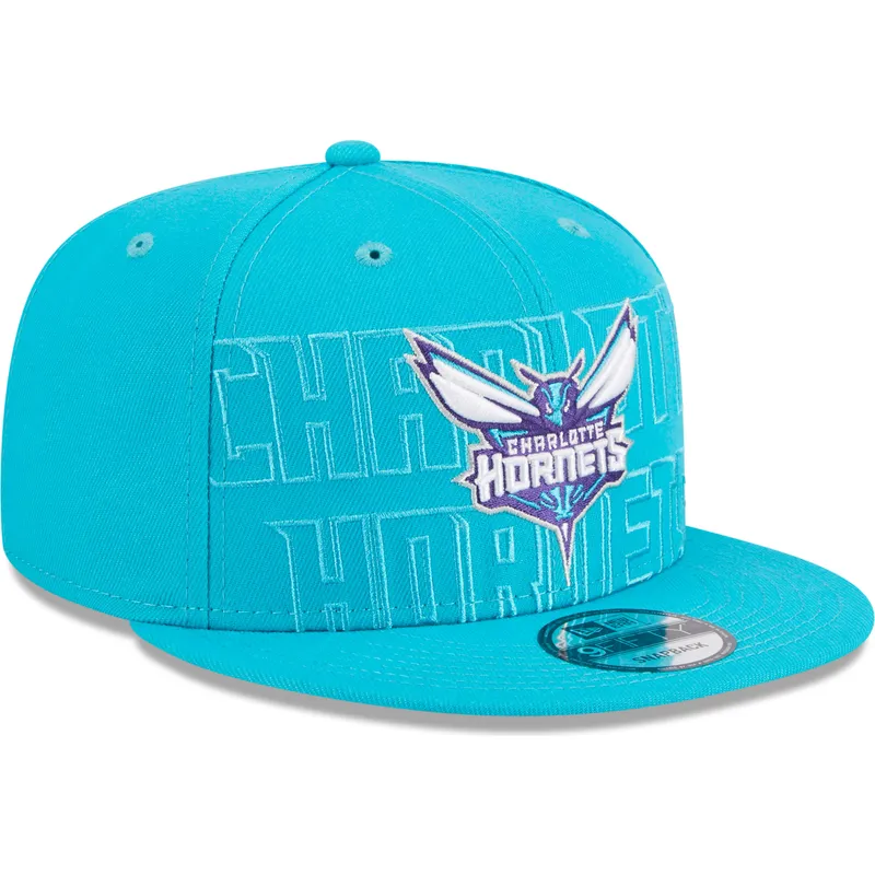 kapa-ravna-plava-snapback-9fifty-draft-edition-2023-charlotte-hornets-nba-new-era
