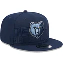 kapa-ravna-mornarsko-plava-snapback-9fifty-draft-edition-2023-memphis-grizzlies-nba-new-era