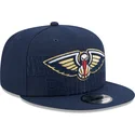 kapa-ravna-mornarsko-plava-snapback-9fifty-draft-edition-2023-new-orleans-pelicans-nba-new-era