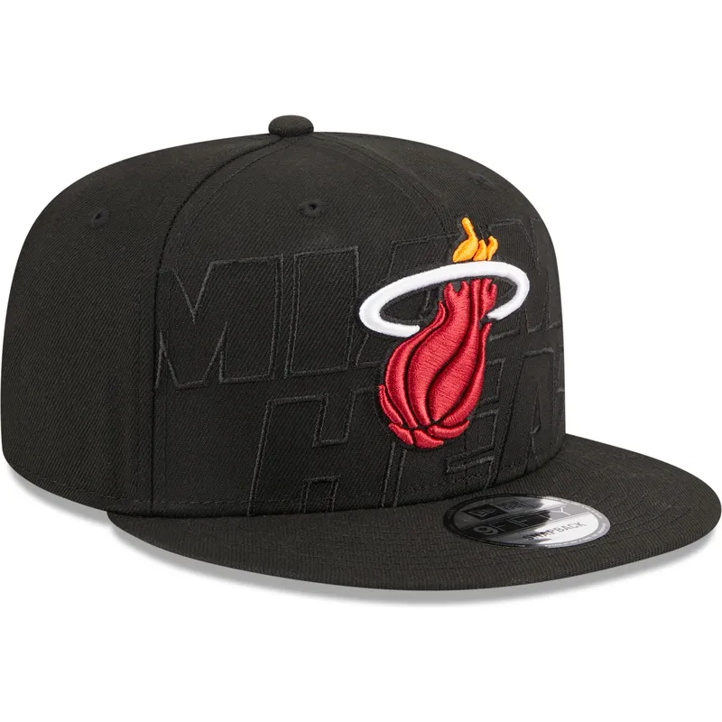 kapa-ravna-crna-snapback-9fifty-draft-edition-2023-miami-heat-nba-new-era