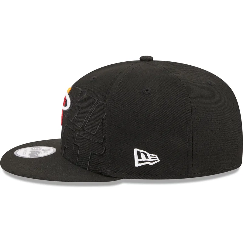 kapa-ravna-crna-snapback-9fifty-draft-edition-2023-miami-heat-nba-new-era