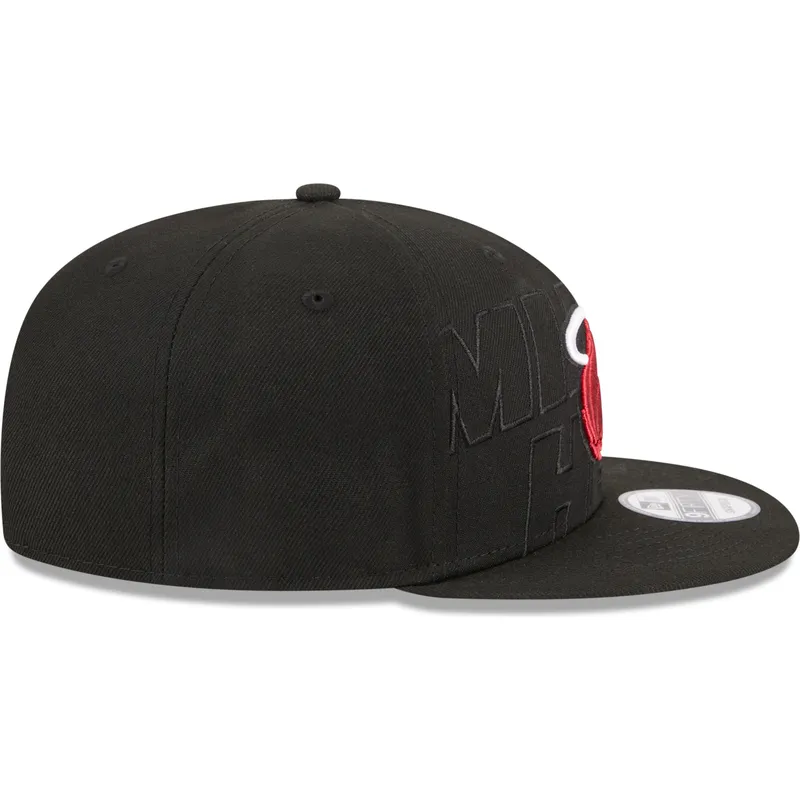 kapa-ravna-crna-snapback-9fifty-draft-edition-2023-miami-heat-nba-new-era