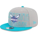 kapa-ravna-siva-snapback-9fifty-draft-edition-2023-charlotte-hornets-nba-new-era