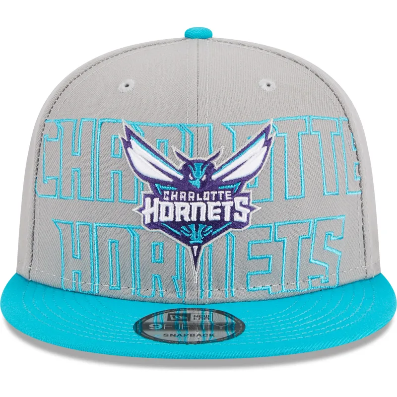 kapa-ravna-siva-snapback-9fifty-draft-edition-2023-charlotte-hornets-nba-new-era