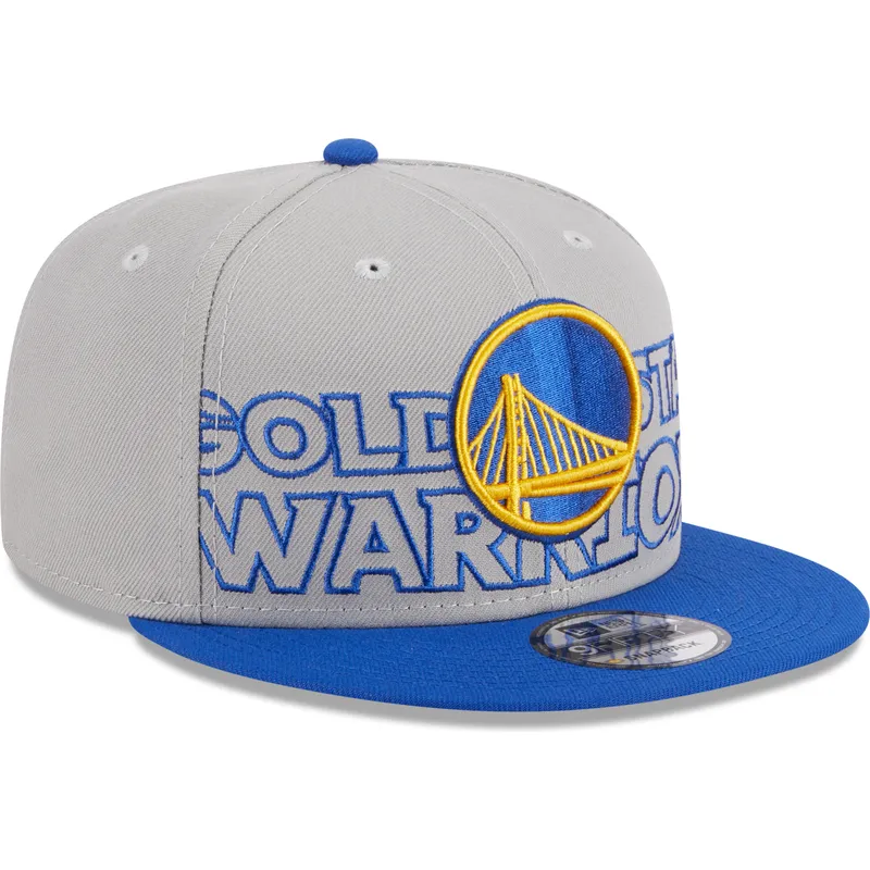 kapa-ravna-siva-snapback-9fifty-draft-edition-2023-golden-state-warriors-nba-new-era
