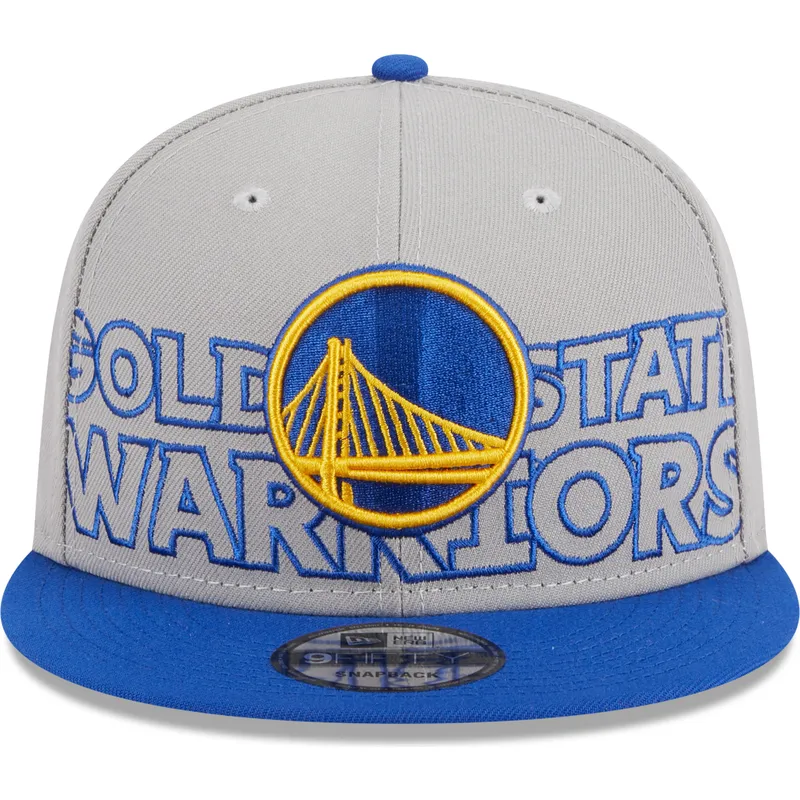 kapa-ravna-siva-snapback-9fifty-draft-edition-2023-golden-state-warriors-nba-new-era