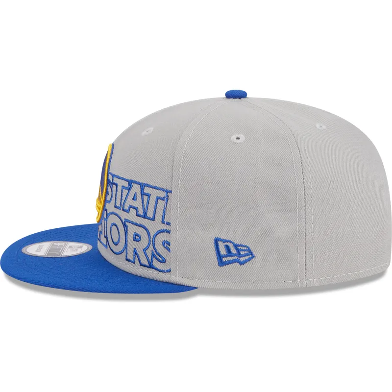 kapa-ravna-siva-snapback-9fifty-draft-edition-2023-golden-state-warriors-nba-new-era