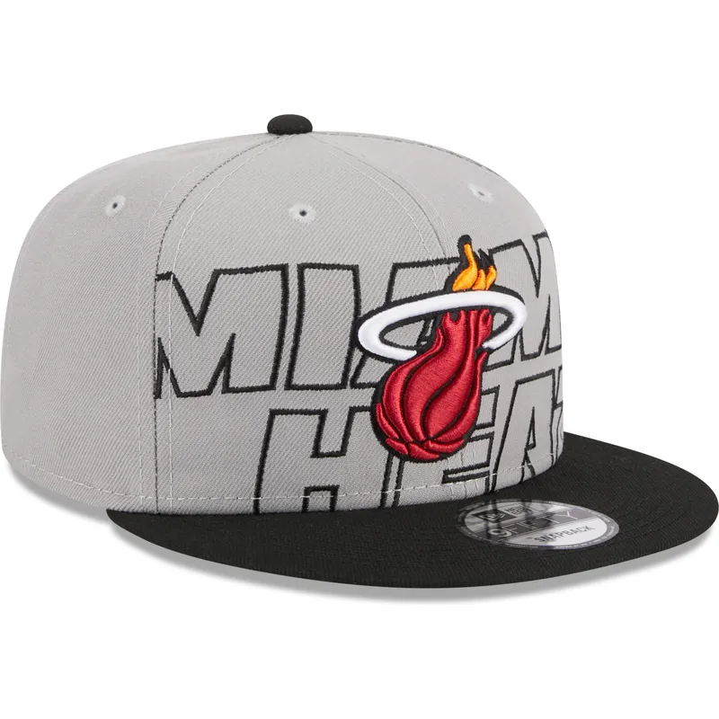 kapa-ravna-siva-snapback-9fifty-draft-edition-2023-miami-heat-nba-new-era