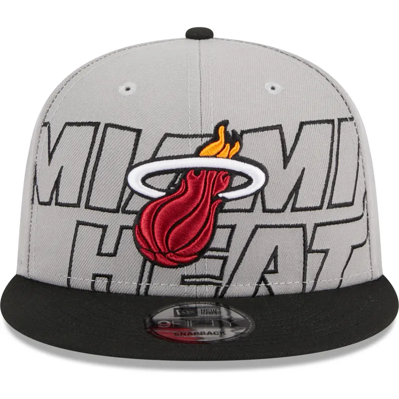 kapa-ravna-siva-snapback-9fifty-draft-edition-2023-miami-heat-nba-new-era