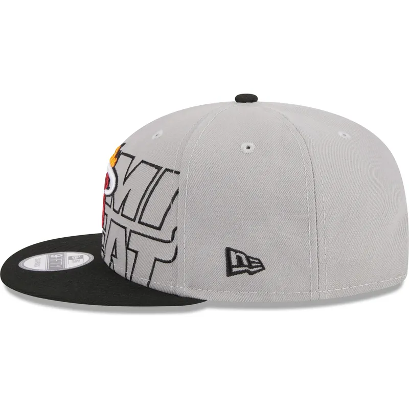 kapa-ravna-siva-snapback-9fifty-draft-edition-2023-miami-heat-nba-new-era
