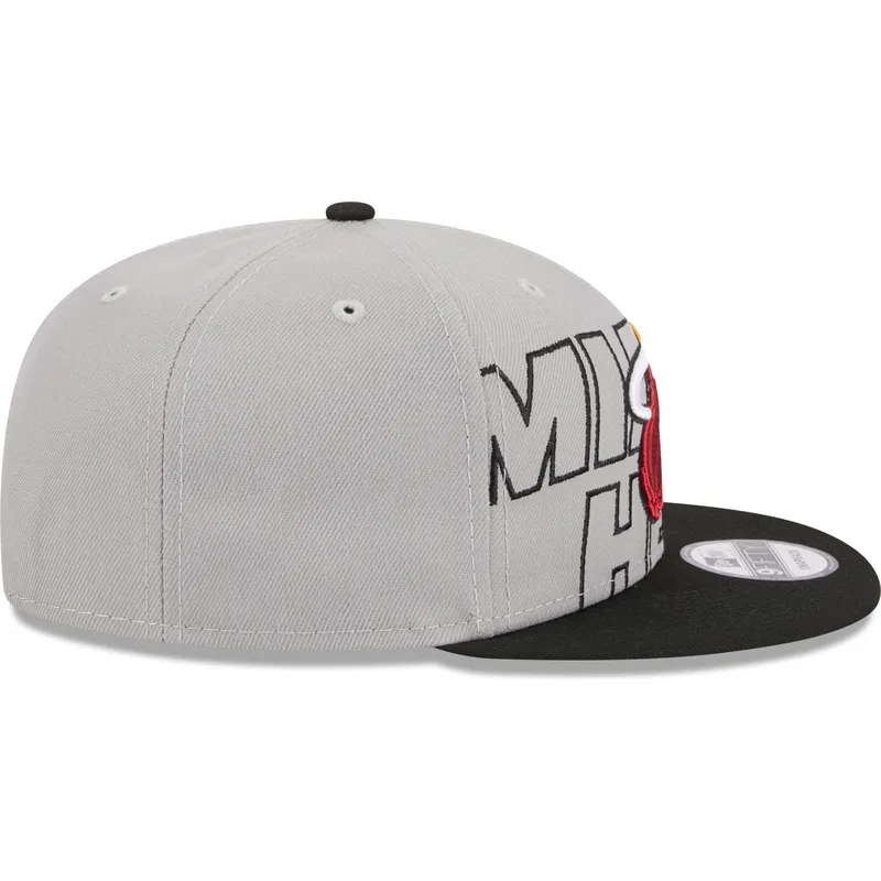 kapa-ravna-siva-snapback-9fifty-draft-edition-2023-miami-heat-nba-new-era
