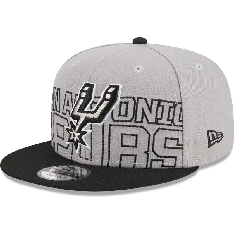kapa-ravna-siva-snapback-9fifty-draft-edition-2023-san-antonio-spurs-nba-new-era