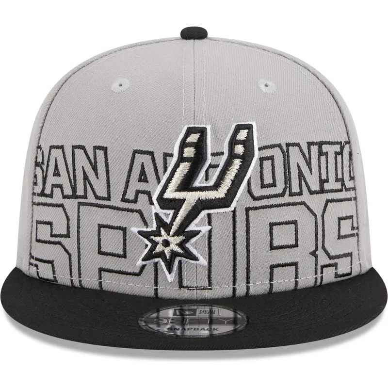 kapa-ravna-siva-snapback-9fifty-draft-edition-2023-san-antonio-spurs-nba-new-era