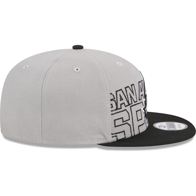 kapa-ravna-siva-snapback-9fifty-draft-edition-2023-san-antonio-spurs-nba-new-era