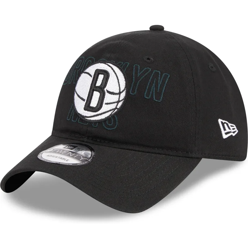 cap-zaobljena-black-adjustable-strap-9twenty-draft-edition-2023-brooklyn-nets-nba-new-era
