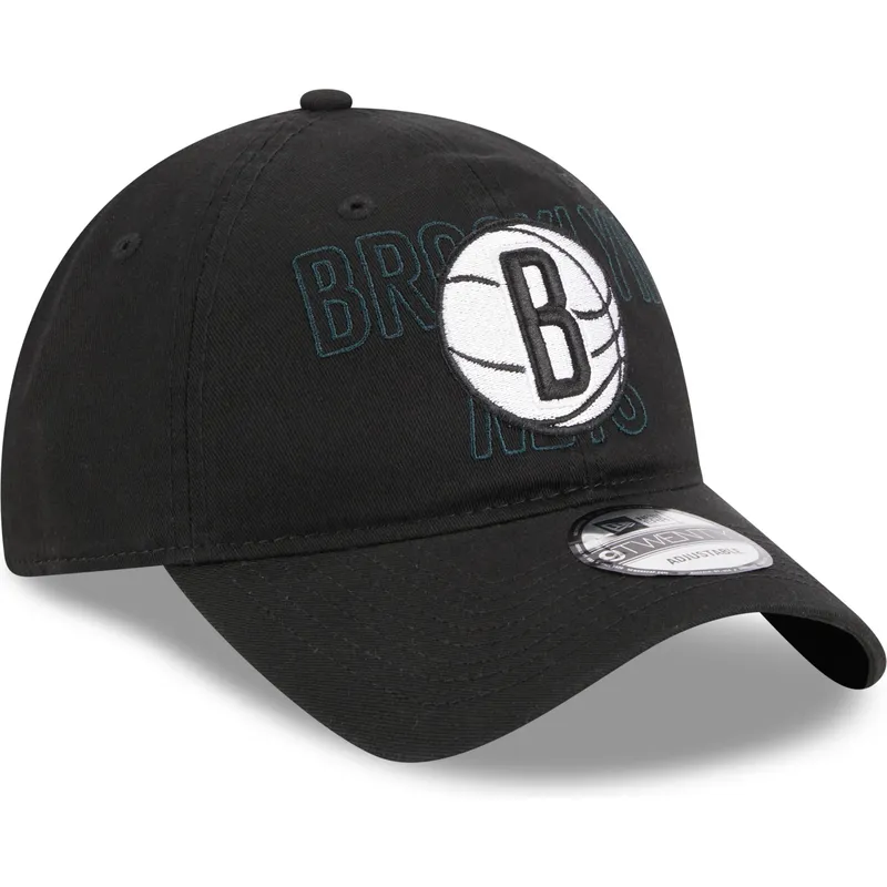 cap-zaobljena-black-adjustable-strap-9twenty-draft-edition-2023-brooklyn-nets-nba-new-era