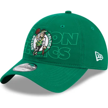 Kapa zaobljena zelena podesiv 9TWENTY Draft Edition 2023 Boston Celtics NBA New Era