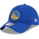 kapa-zaobljena-plava-podesiv-9twenty-draft-edition-2023-golden-state-warriors-nba-new-era