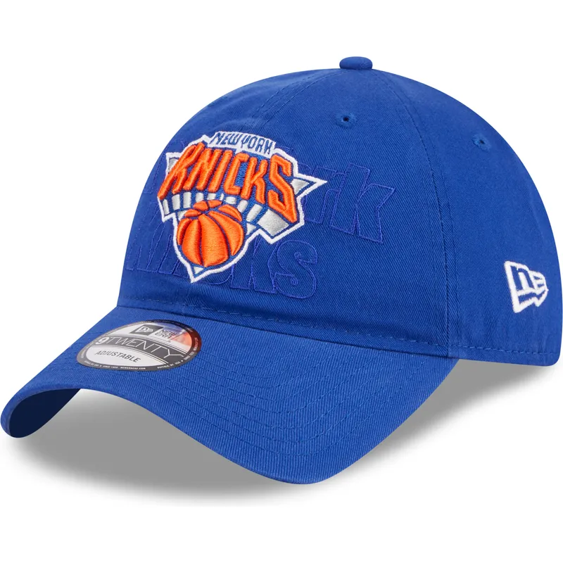 kapa-zaobljena-plava-podesiv-9twenty-draft-edition-2023-new-york-knicks-nba-new-era