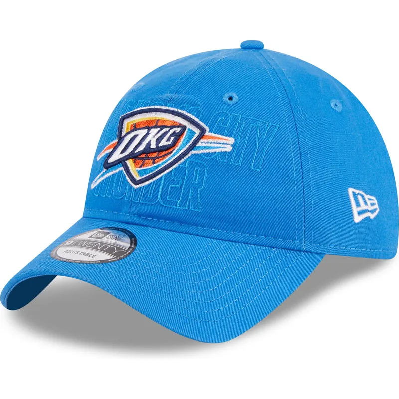 kapa-zaobljena-plava-podesiv-9twenty-draft-edition-2023-oklahoma-city-thunder-nba-new-era