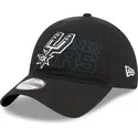 kapa-zaobljena-crna-podesiv-9twenty-draft-edition-2023-san-antonio-spurs-nba-new-era
