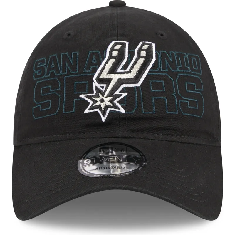 kape-zaobljena-crna-podesiva-traka-9twenty-draft-edition-2023-san-antonio-spurs-nba-new-era