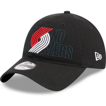Cap zaobljena black adjustable strap 9TWENTY Draft Edition 2023 Portland Trail Blazers NBA New Era