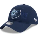 kapa-zaobljena-mornarsko-plava-podesiv-9twenty-draft-edition-2023-memphis-grizzlies-nba-new-era