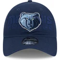 kapa-zaobljena-mornarsko-plava-podesiv-9twenty-draft-edition-2023-memphis-grizzlies-nba-new-era