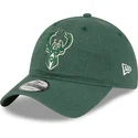 kapa-zaobljena-zelena-podesiv-9twenty-draft-edition-2023-milwaukee-bucks-nba-new-era