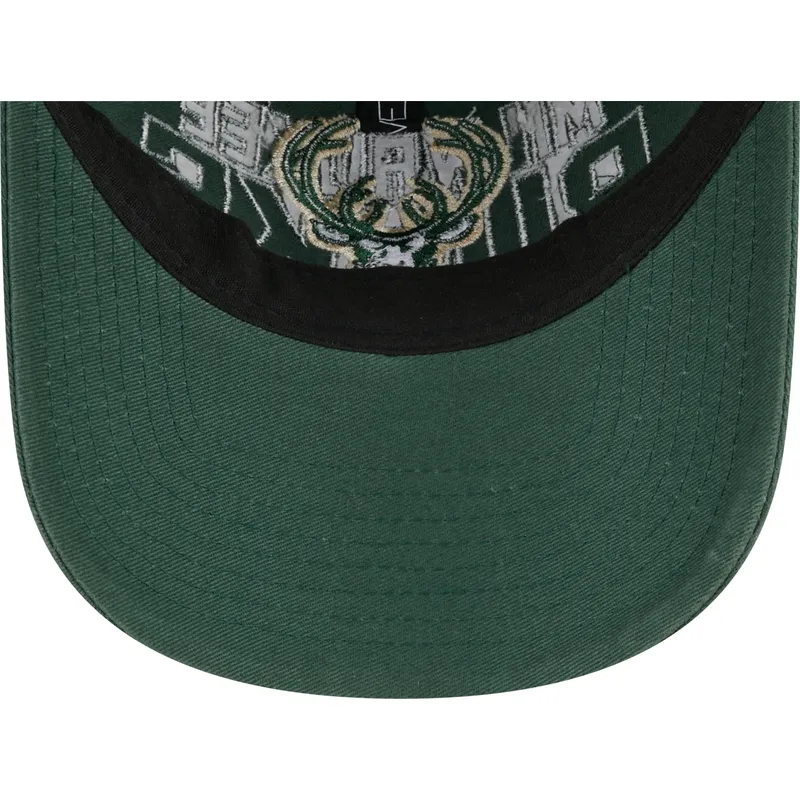 kapa-zaobljena-zelena-podesiv-9twenty-draft-edition-2023-milwaukee-bucks-nba-new-era