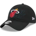 cap-zaobljena-black-adjustable-strap-9twenty-draft-edition-2023-miami-heat-nba-new-era