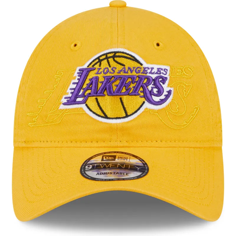 kapa-zaobljena-zuta-podesiv-9twenty-draft-edition-2023-los-angeles-lakers-nba-new-era