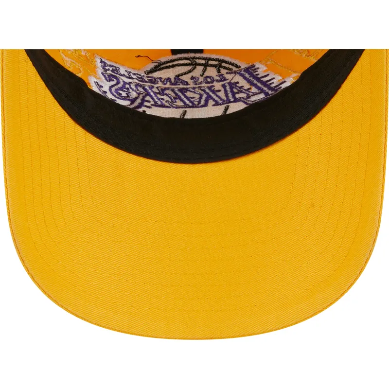 kapa-zaobljena-zuta-podesiv-9twenty-draft-edition-2023-los-angeles-lakers-nba-new-era