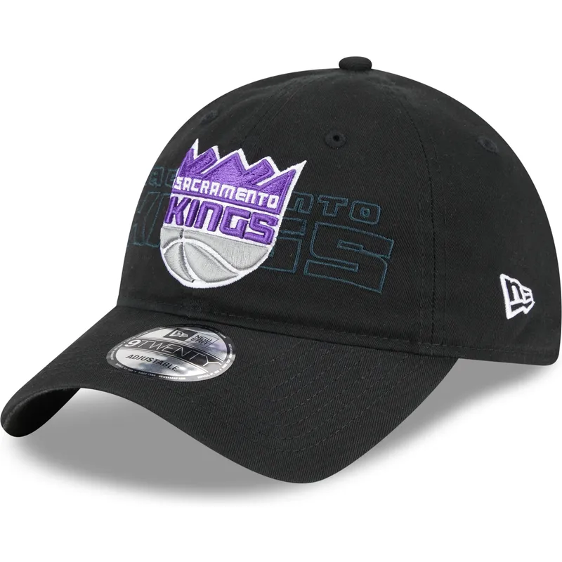 kapa-zaobljena-crna-podesiv-9twenty-draft-edition-2023-sacramento-kings-nba-new-era