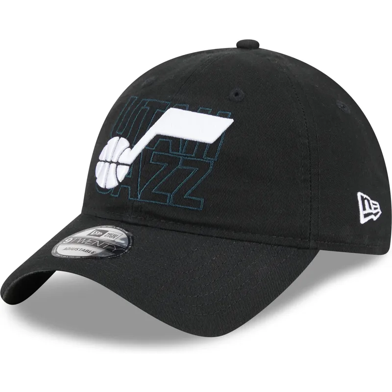 kapa-zaobljena-crna-podesiv-9twenty-draft-edition-2023-utah-jazz-nba-new-era