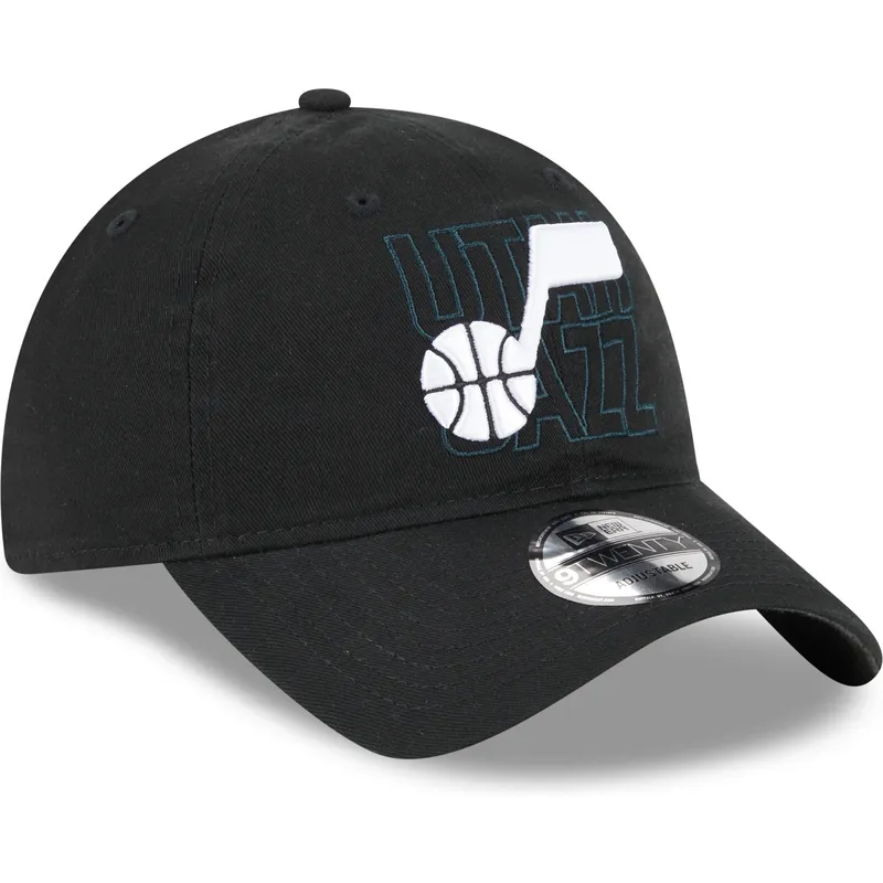 kapa-zaobljena-crna-podesiv-9twenty-draft-edition-2023-utah-jazz-nba-new-era