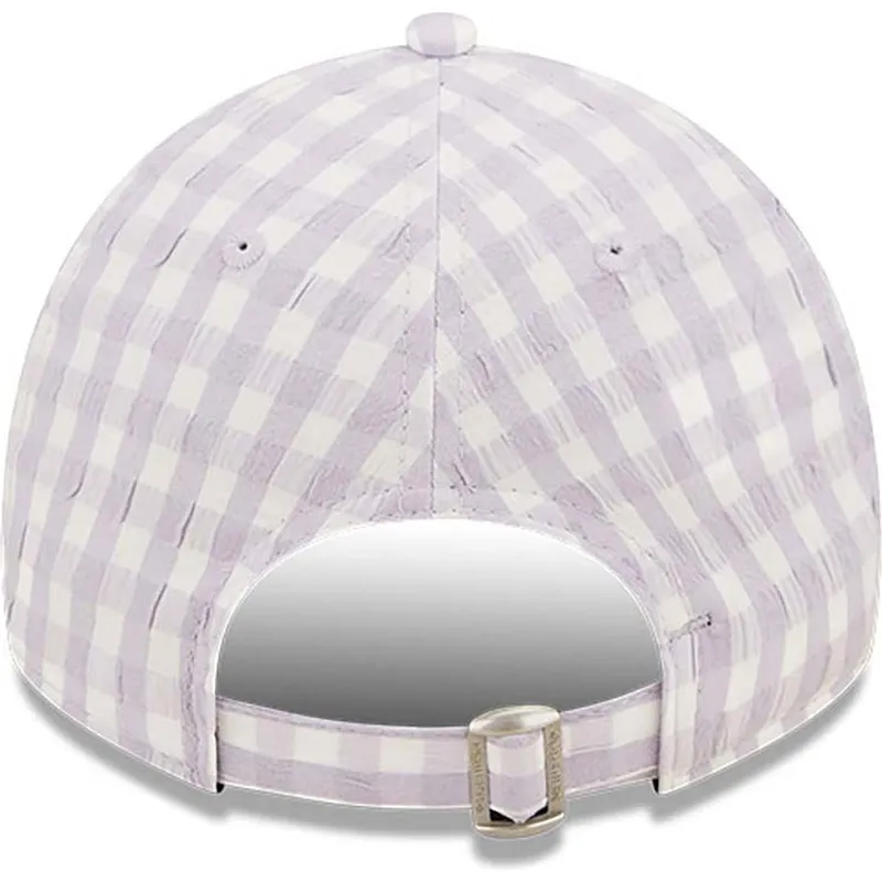 cap-zaobljena-violet-adjustable-strap-claro-9twenty-gingham-new-york-yankees-mlb-new-era