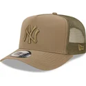 kapa-zaobljena-zelena-snapback-a-frame-tech-ripstop-new-york-yankees-mlb-new-era