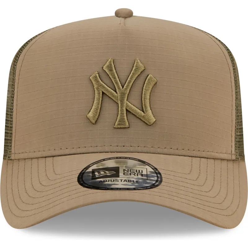 kapa-zaobljena-zelena-snapback-a-frame-tech-ripstop-new-york-yankees-mlb-new-era