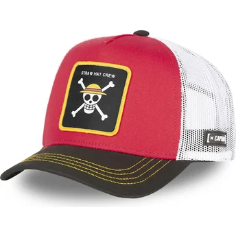 Kape zaobljena crvena snapback ONE2 Slamnati Gusari One Piece Capslab