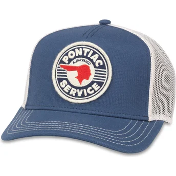 Kape zaobljena plava snapback Pontiac Authorized Service Valin American Needle